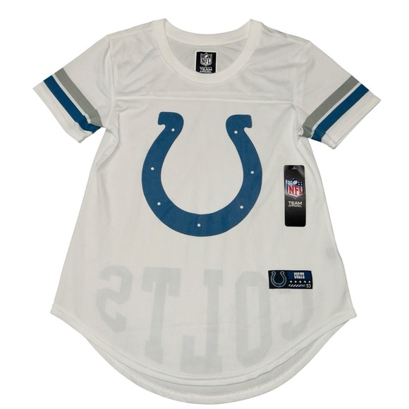 NWT NFL Indianapolis Colts Fashion Football Jersey Womens Small Large Graphic‎ - Picture 2 of 8